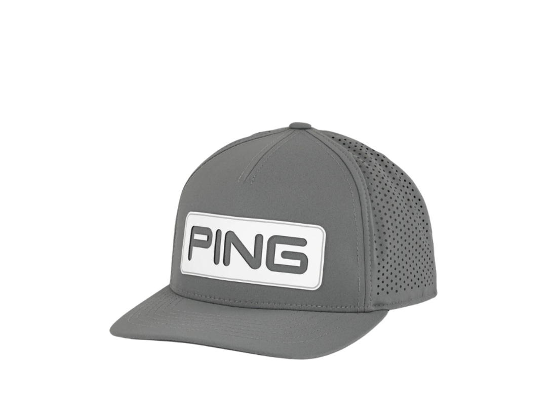 Ping Ping Tour Vented Delta Cap Grey White