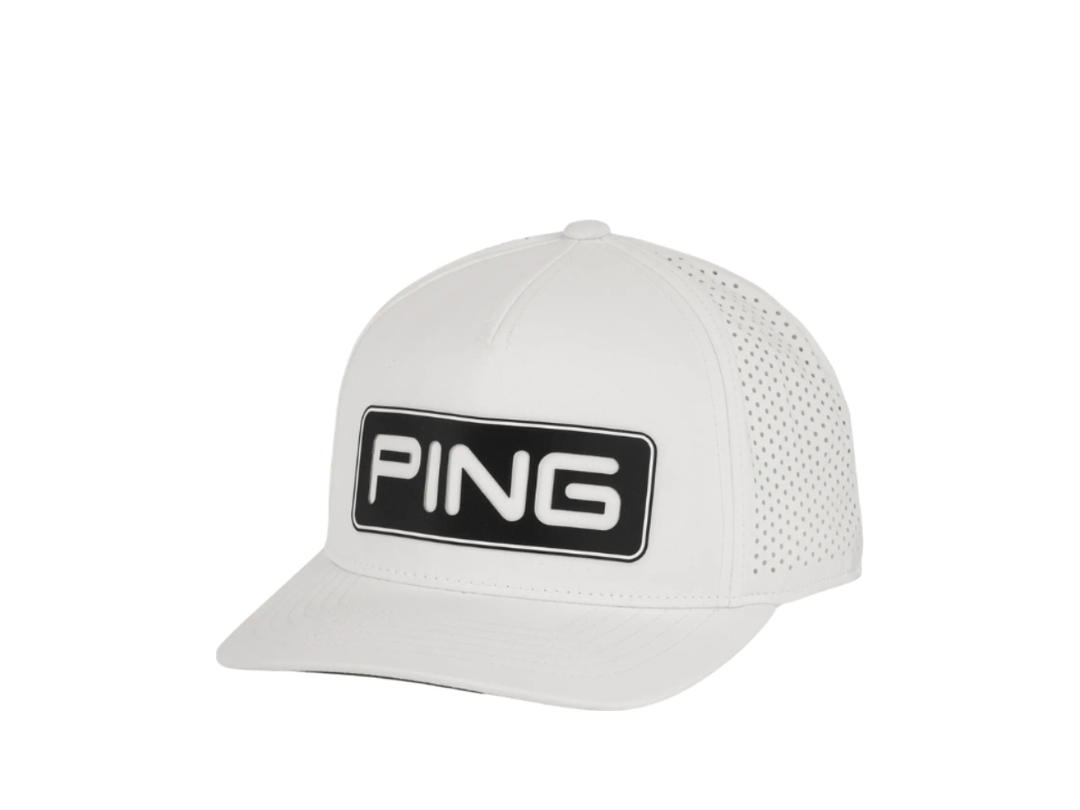 Ping Ping Tour Vented Delta Cap White Black