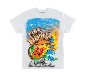 Buy PINK DOLPHIN SUPERFUTURE TEE White at Sasom – Authentic and Ready to Ship