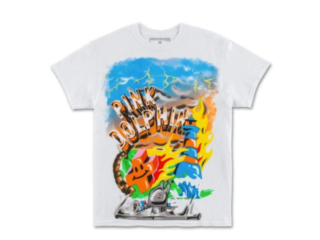 Pink Dolphin PINK DOLPHIN SUPERFUTURE TEE White