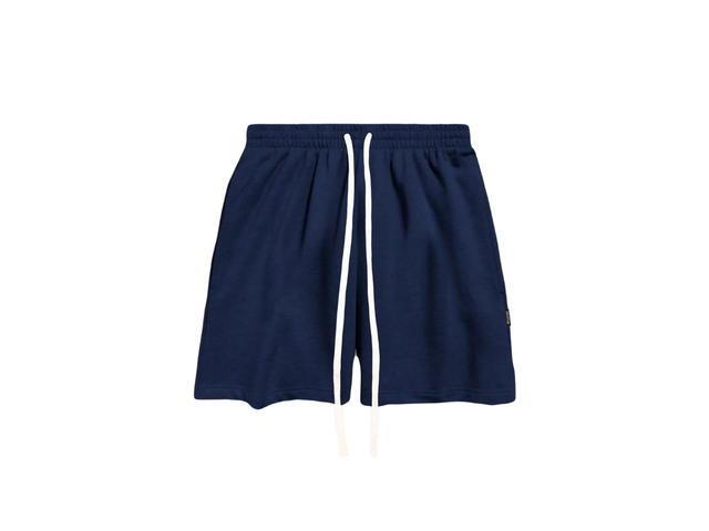 PISI PISI BAGGY SWEATPANTS SHORTS Navy - view 1