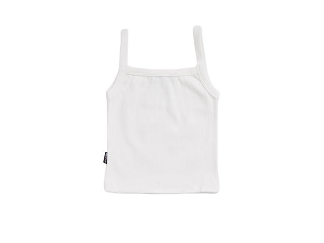 PISI PISI Women Ribbed Square Neck Tank Top 04 Off-White - view 2