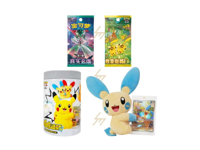Pokemon Pokemon Cheek to Cheek Plush and Card Display Collector's Blind Box (CH) - view 2