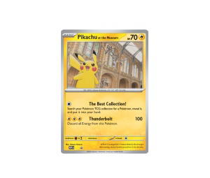 Buy Pokemon Pikachu at the Museum (Jumbo) PROMO [MEP EN] [Oversize] (EN) at Sasom – Authentic and Ready to Ship