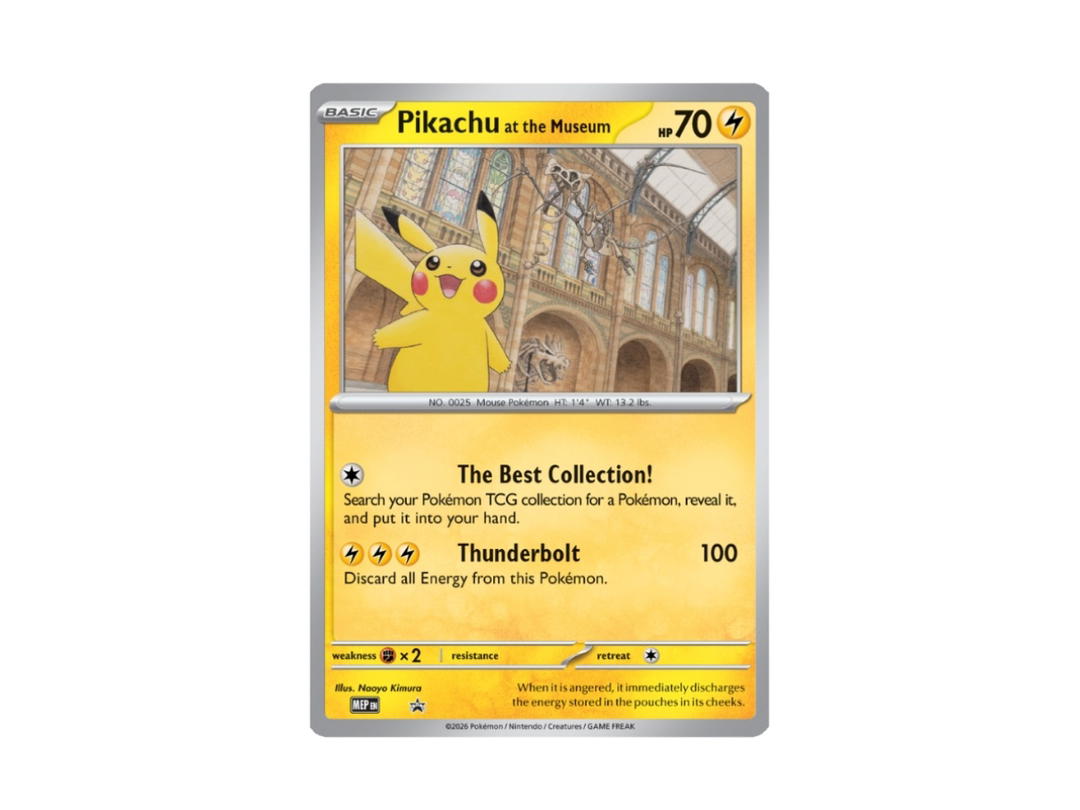 Pokemon Pokemon Pikachu at the Museum (Jumbo) PROMO [MEP EN] [Oversize] (EN)