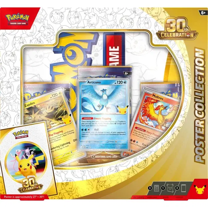 Pokemon Pokemon [30th C] "30th Celebration" Premium Poster Collection (EN)