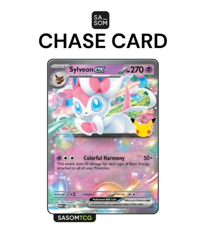 Pokemon Pokemon [30C EN] "30th Celebration" Pokemon ex Box & Sylveon ex Promo Card (EN) - view 2