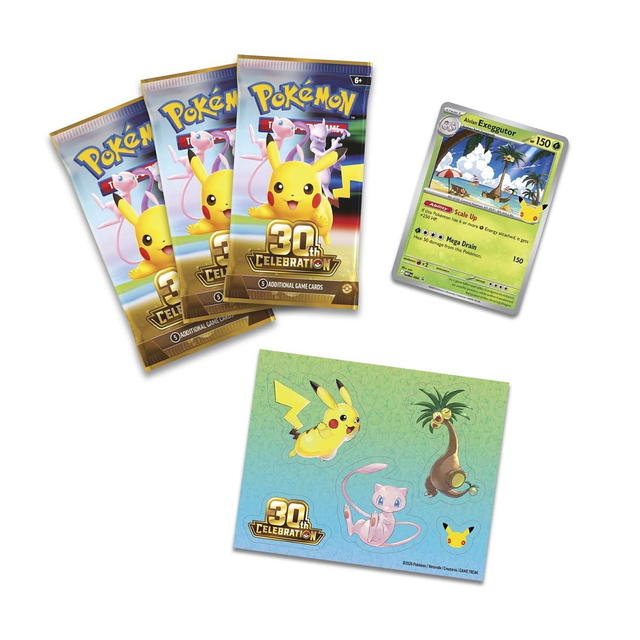 Pokemon Pokemon [30C EN] "30th Celebration" Tech Sticker Collection Alolan Exeggutor (EN) - view 2