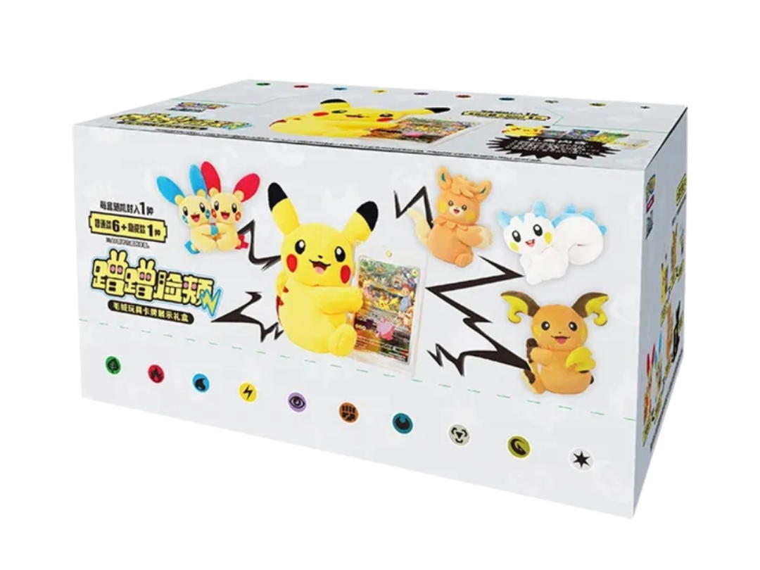 Pokemon Pokemon Cheek to Cheek Plush and Card Display Collector's Blind Box Whole Set (CH)