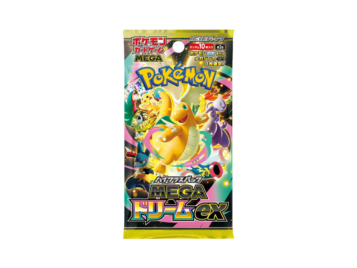 SASOM Surprise Drop (ราคาพิเศษ 389) Pokemon MEGA "Dream ex" Booster Pack (JP) (จำนวนจำกัด)