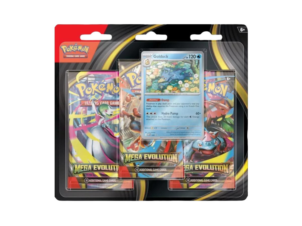 Pokemon Pokemon Mega Evolution 3 Pack Blister - Golduck