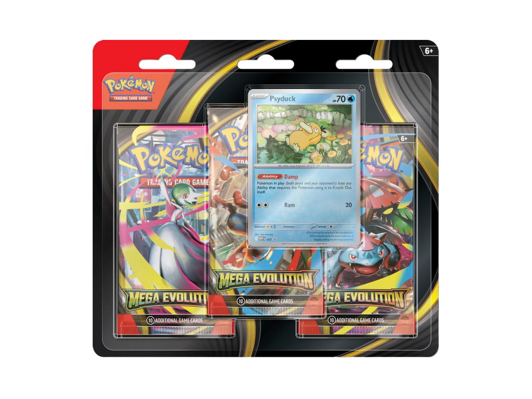Pokemon Pokemon Mega Evolution 3 Pack Blister - Psyduck