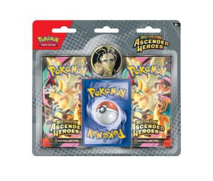 Buy Pokemon Mega Evolution "Ascended Heroes" 2 Pack Blister (Random Art) & Coin & Komala Promo Card (EN) at Sasom – Authentic and Ready to Ship