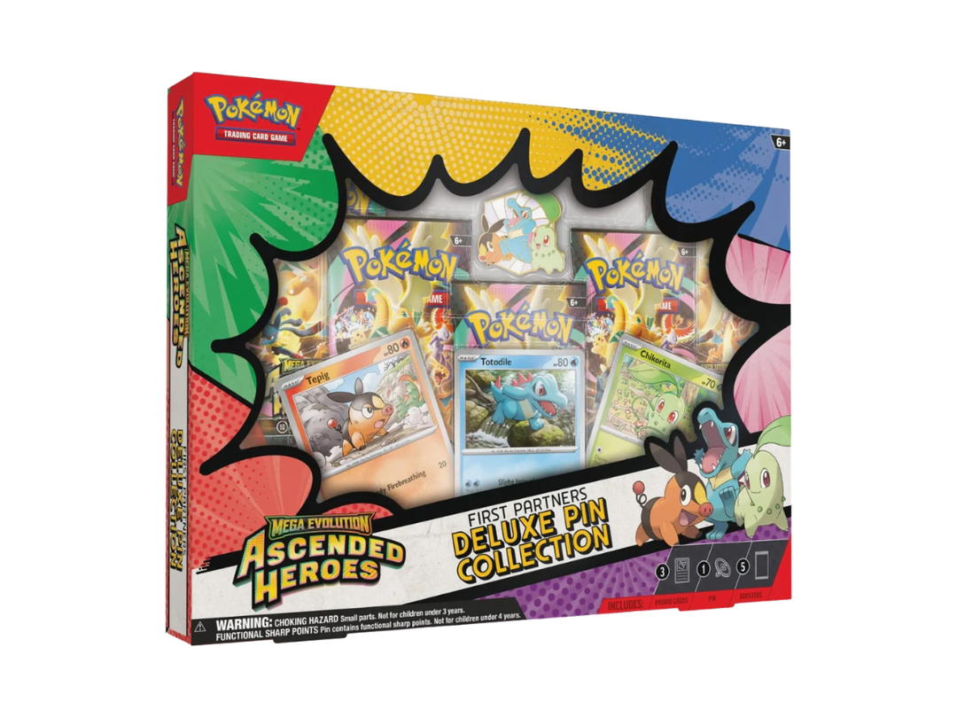 Pokemon Pokemon  Mega Evolution "Ascended Heroes" First Partners Deluxe Pin Collection (EN)