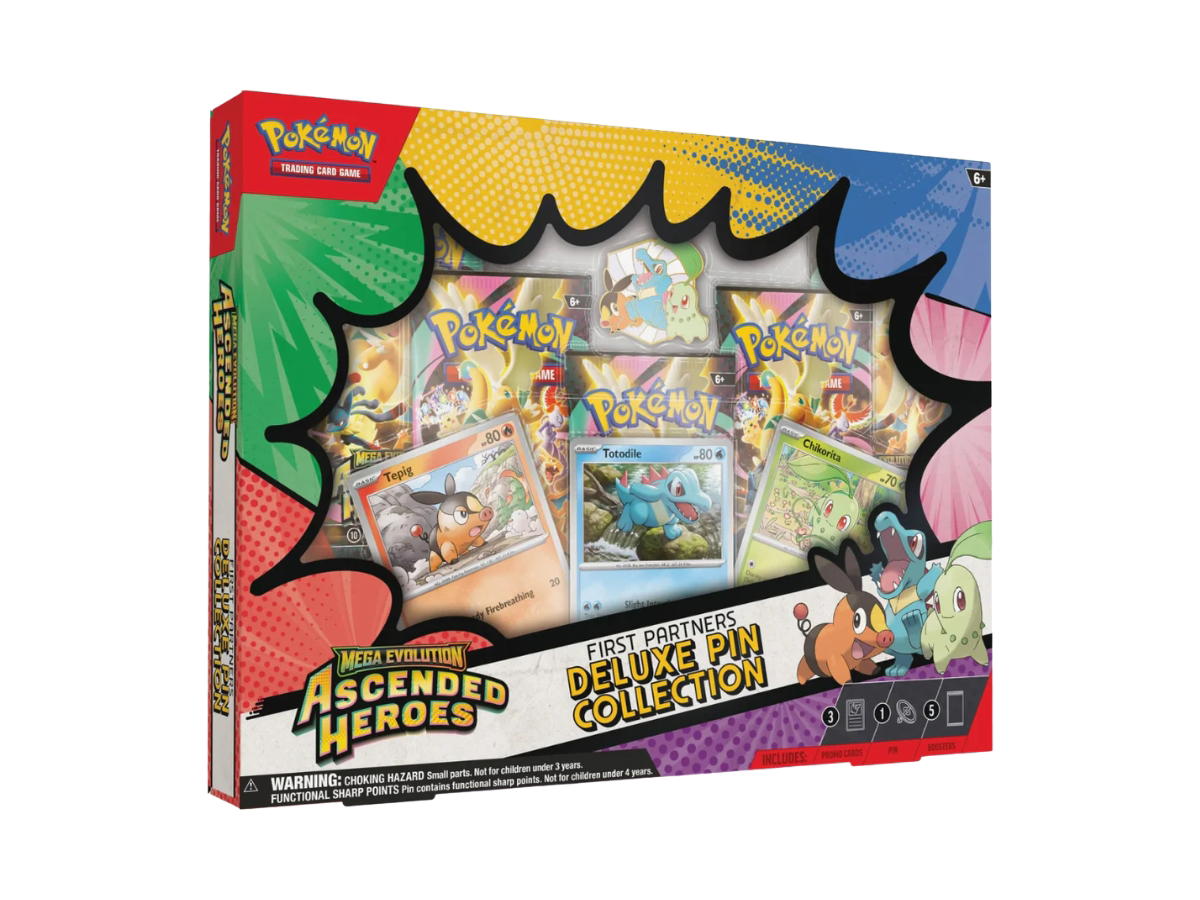 Pokemon Pokemon Mega Evolution "Ascended Heroes" First Partners Deluxe Pin Collection (EN)