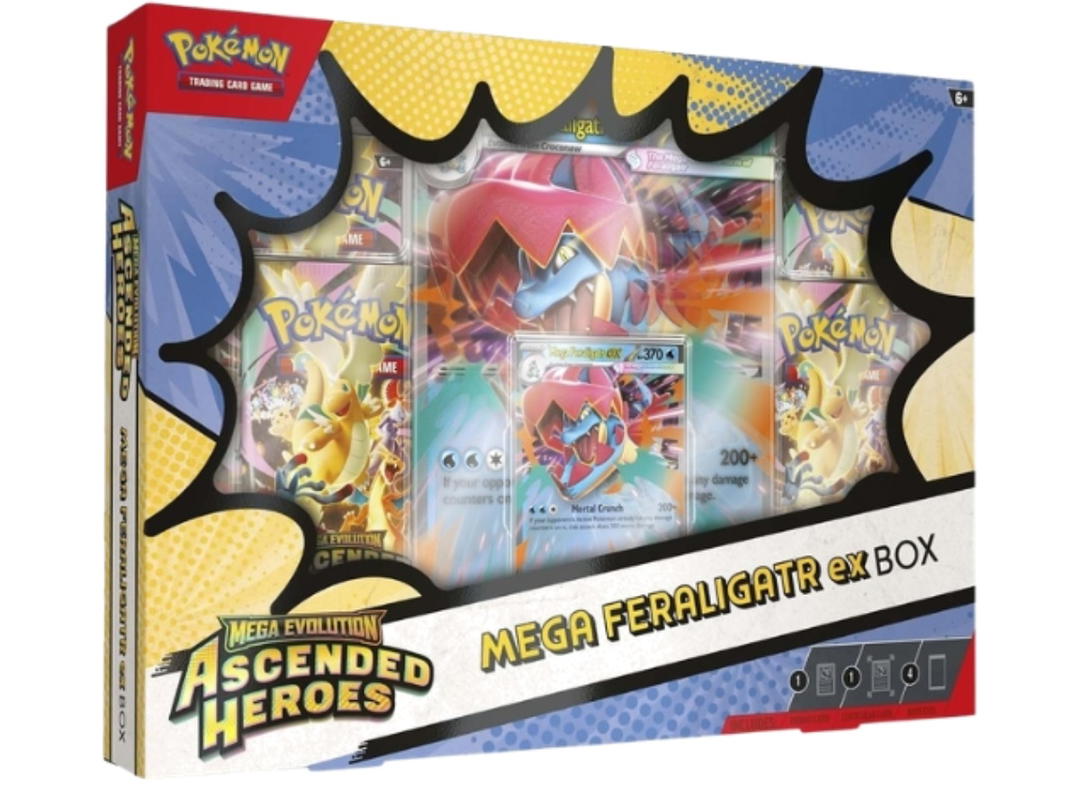 Pokemon Pokemon Mega Evolution "Ascended Heroes" Mega Feraligatr ex Box (EN)
