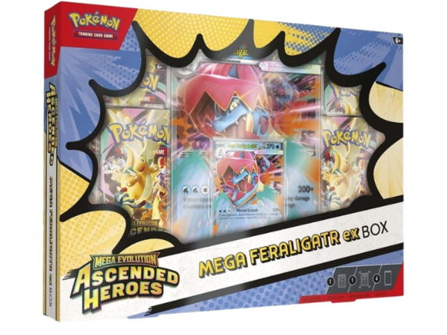 Pokemon Pokemon Mega Evolution "Ascended Heroes" Mega Feraligatr ex Box (EN) - view 1