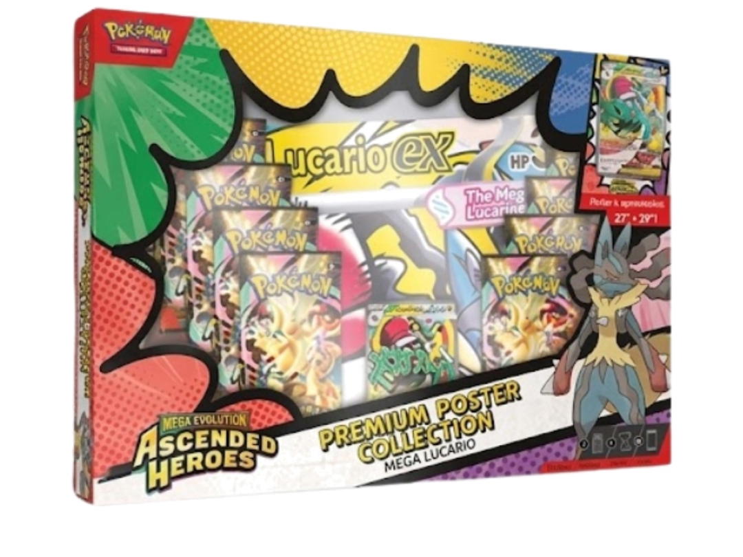 Pokemon Pokemon Mega Evolution "Ascended Heroes" Premium Poster Collection Mega Lucario (EN)