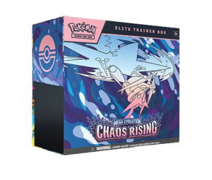 Buy Pokemon Mega Evolution "Chaos Rising" Elite Trainer Box (EN) at Sasom – Authentic and Ready to Ship
