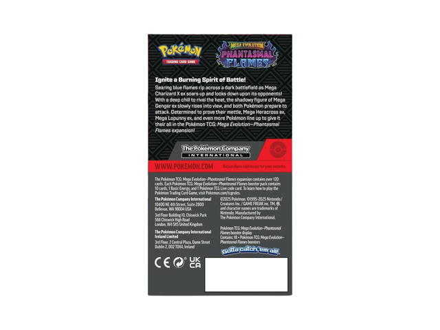 Pokemon Pokemon [v] Mega Evolution "Phantasmal Flames" Half Booster Box (EN) - view 3
