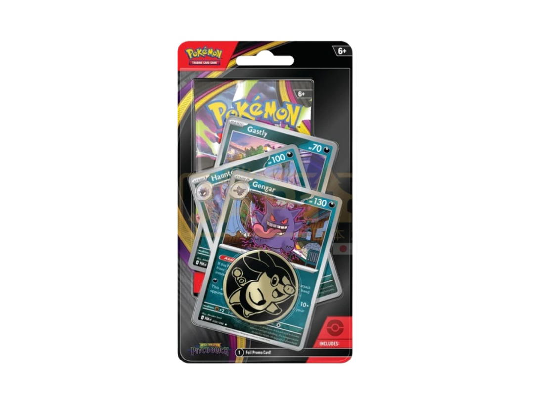 Pokemon Pokemon [ME05] Mega Evolution "Pitch Black" 1 Pack Blister (Random Art) & Gastly & Hunter & Gengar Promo Card (EN)
