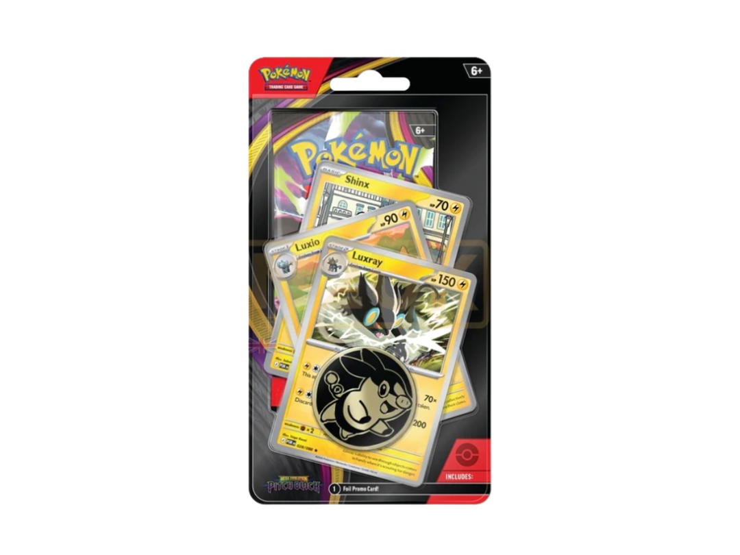 Pokemon Pokemon [ME05] Mega Evolution "Pitch Black" 1 Pack Blister (Random Art) & Shinx & Luxio & Luxray Promo Card (EN)