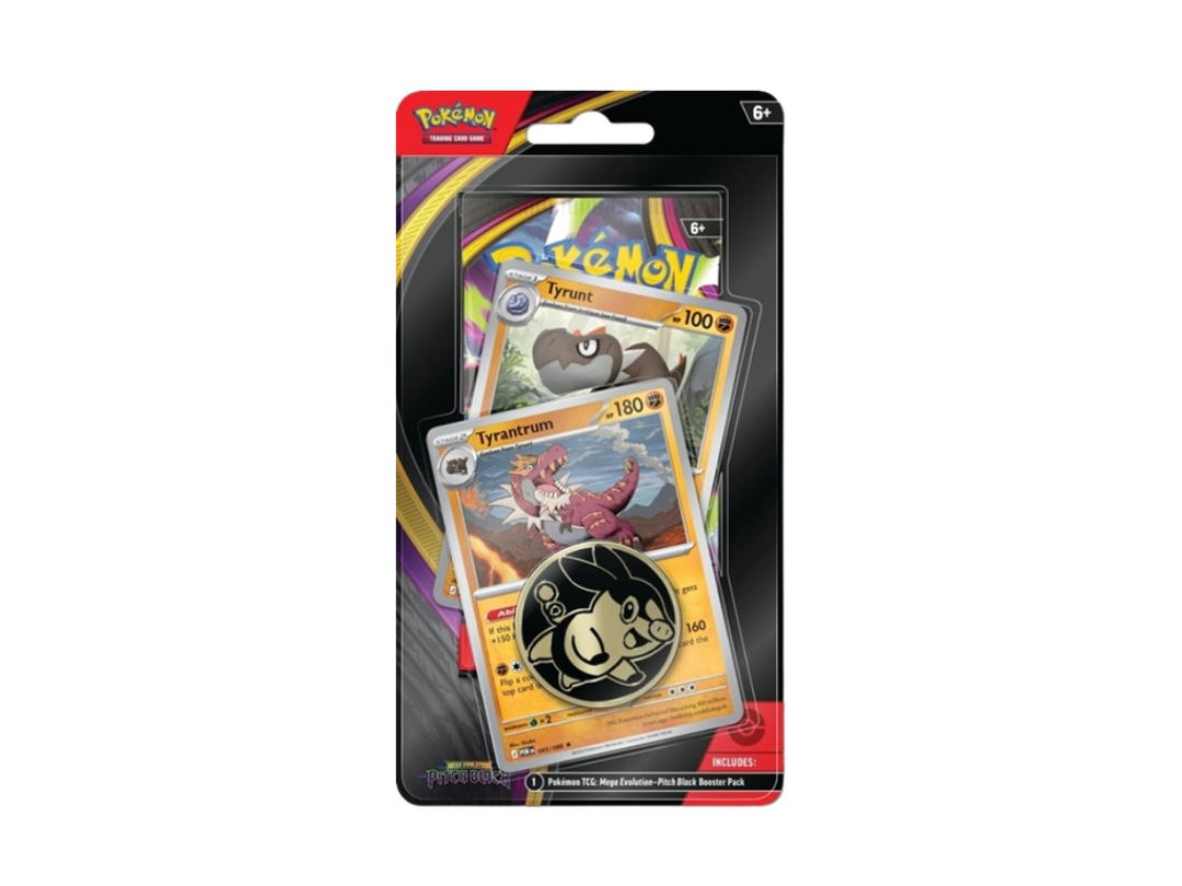 Pokemon Pokemon [ME05] Mega Evolution "Pitch Black" 1 Pack Blister (Random Art) & Tyrunt & Tyrantrum Promo Card (EN)
