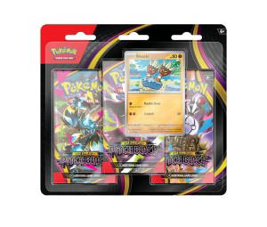 Buy Pokemon [ME05] Mega Evolution "Pitch Black" 3 Pack Blister (Random Art) & Binacle Promo Card (EN) at Sasom – Authentic and Ready to Ship