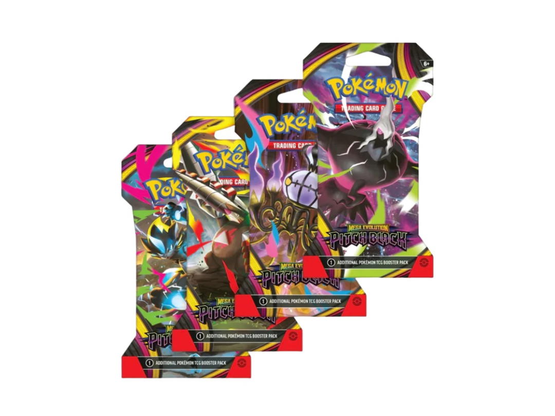 Pokemon Pokemon [ME05] Mega Evolution "Pitch Black" Sleeved Booster Pack (Random Art) (EN)