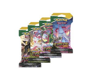 Buy Pokemon Sword & Shield "Evolving Skies" Sleeved Booster Pack (Random Art) (EN) at Sasom – Authentic and Ready to Ship