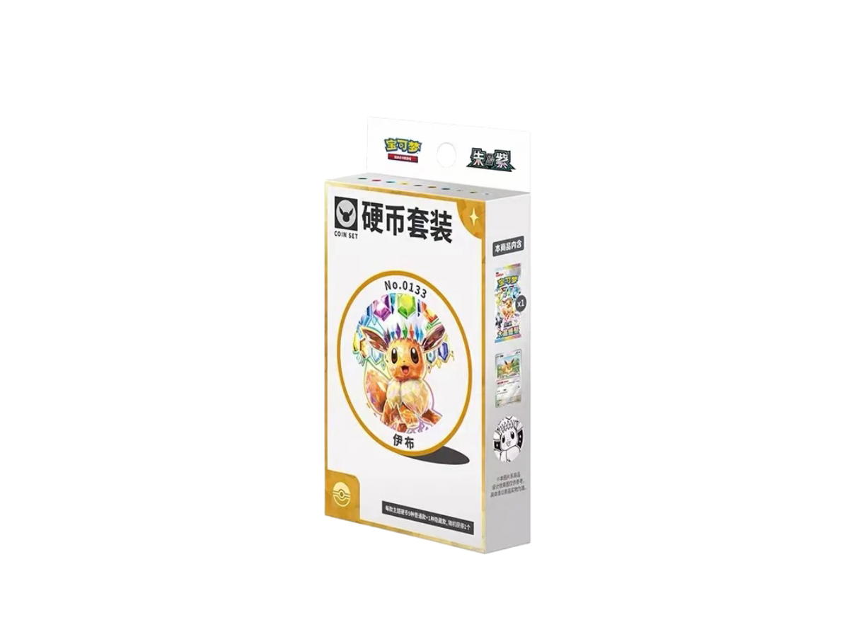 Pokemon Pokemon Scarlet & Violet "Eeveelution" Badge Set (Eevee) (CH)