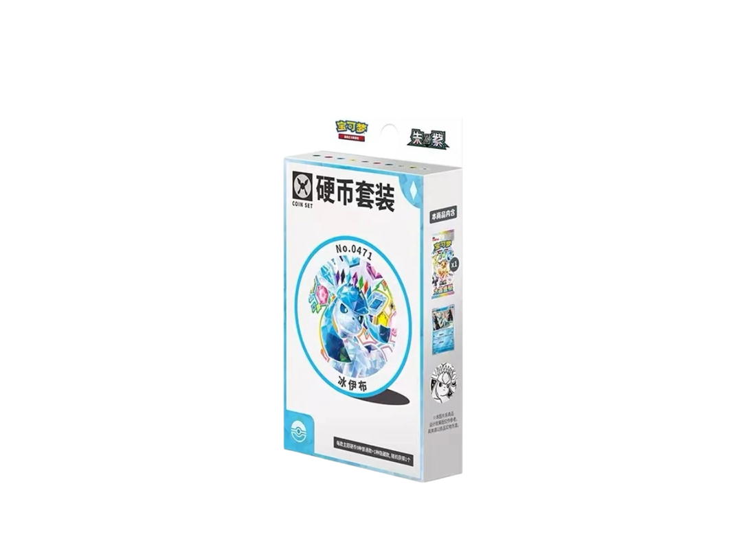 Pokemon Pokemon Scarlet & Violet "Eeveelution" Badge Set (Glaceon) (CH)