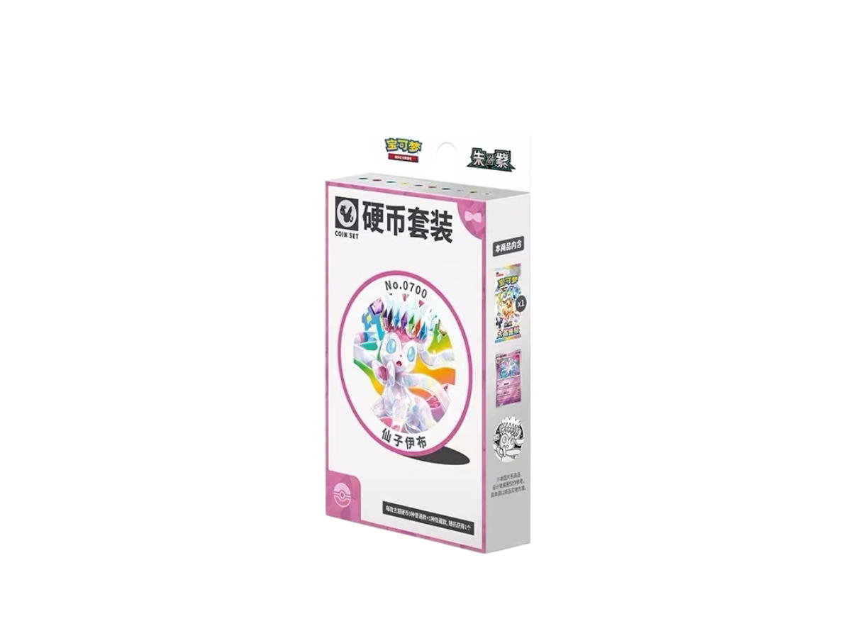 Pokemon Pokemon Scarlet & Violet "Eeveelution" Badge Set (Sylveon) (CH)