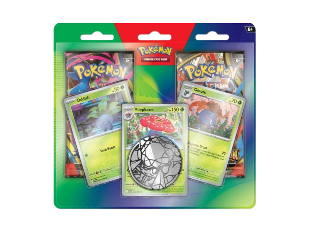 Pokemon Pokemon Scarlet & Violet "Oddish Gloom & Vileplume" [Enhanced] Booster Blister Pack (EN)