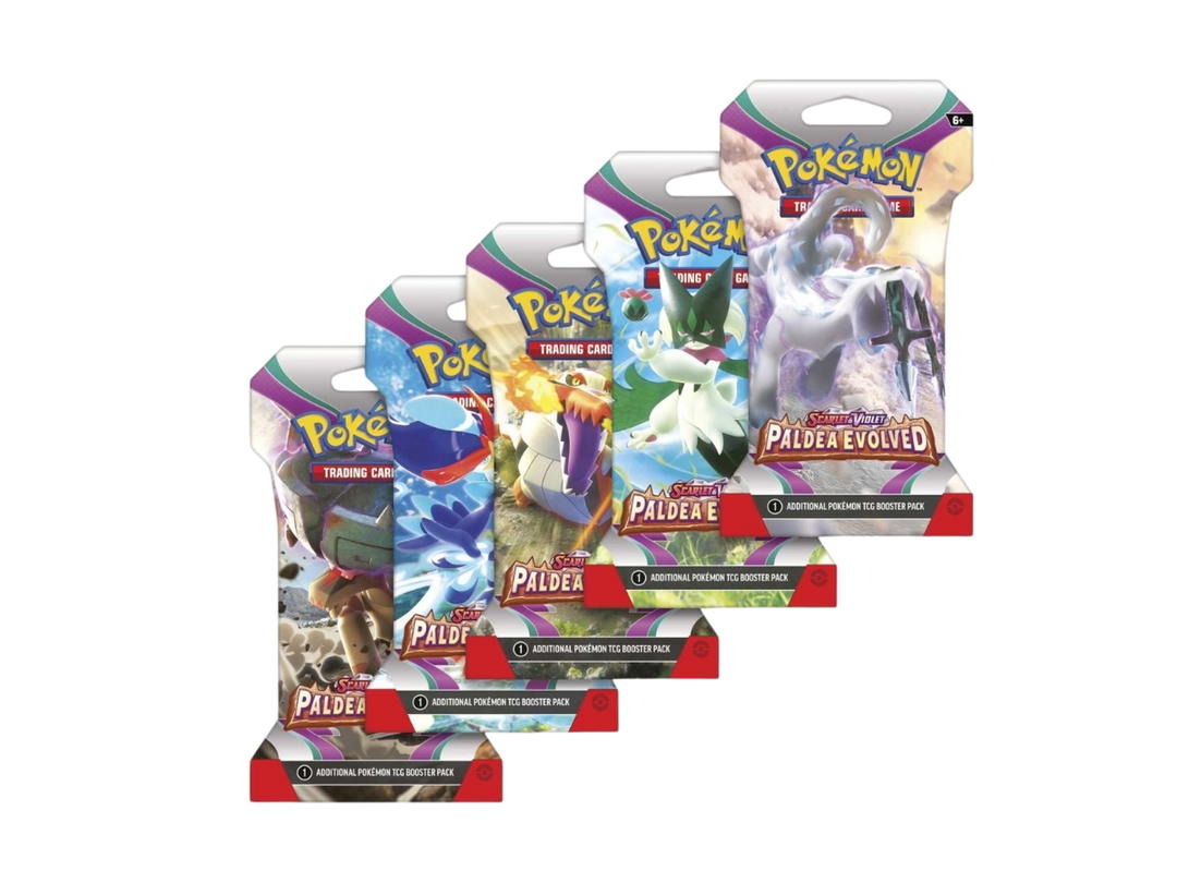 Pokemon Pokemon Scarlet & Violet "Paldea Evolved" Sleeved Booster Pack (Random Art) (EN)