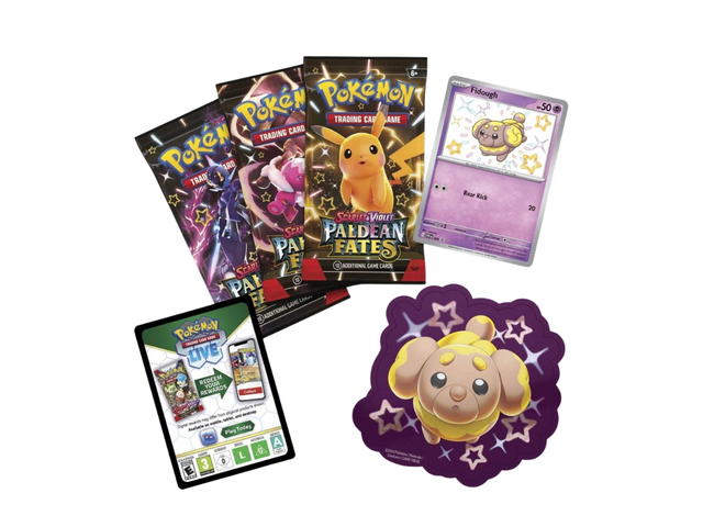 Pokemon Pokemon Scarlet & Violet "Paldean Fates" Tech Sticker Collection & Fidough Promo Card (EN) - view 2