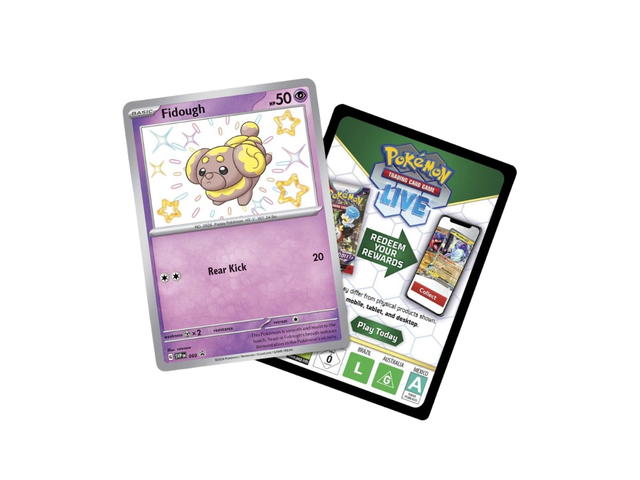 Pokemon Pokemon Scarlet & Violet "Paldean Fates" Tech Sticker Collection & Fidough Promo Card (EN) - view 3