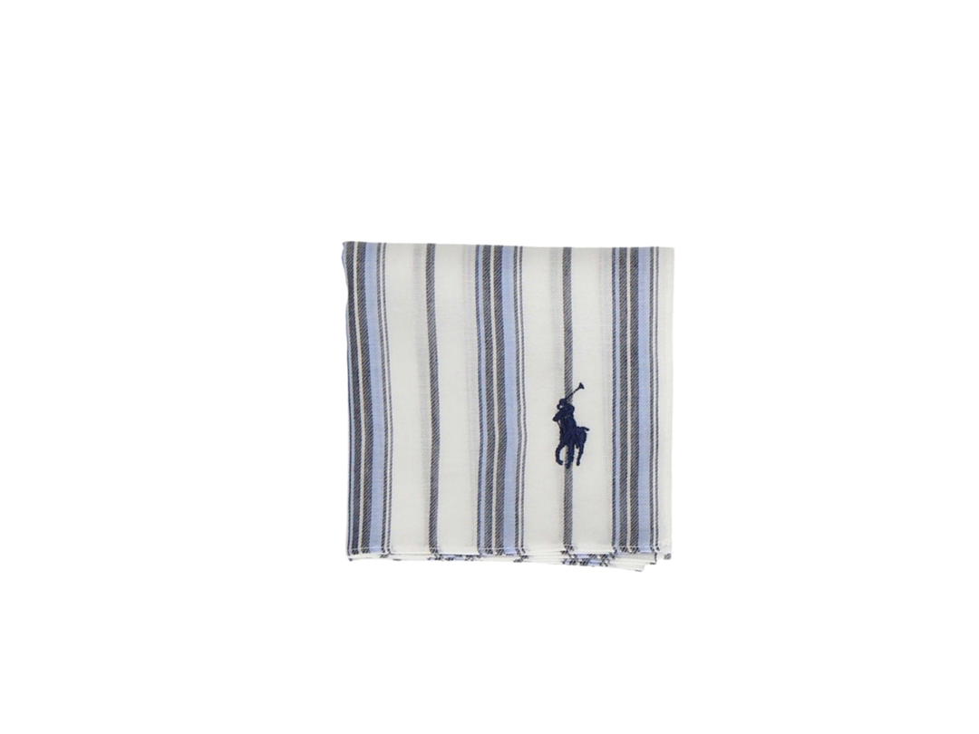 Polo Ralph Lauren Polo Ralph Lauren Men's Yarn-Dyed Handkerchief Saxophone Blue
