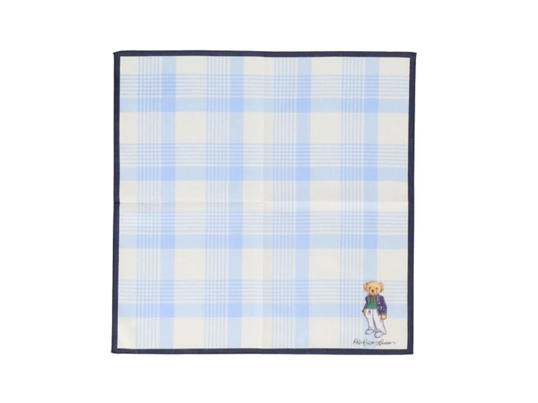 Polo Ralph Lauren Polo Ralph Lauren Bear Check Handkerchiefs Sax Blue