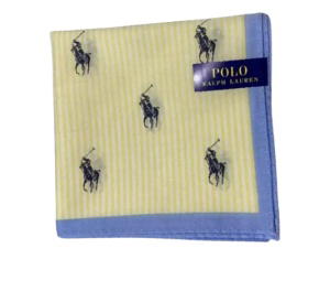 Buy Polo Ralph Lauren Logo Design Silk Handkerchief Yellow at Sasom – Authentic and Ready to Ship