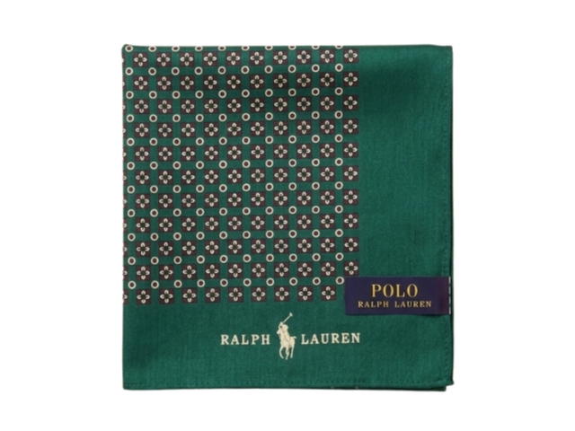 Polo Ralph Lauren Polo Ralph Lauren Neat Cotton Handkerchief Green - view 1