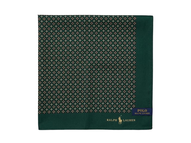 Polo Ralph Lauren Polo Ralph Lauren Neat Cotton Handkerchief Green - view 2