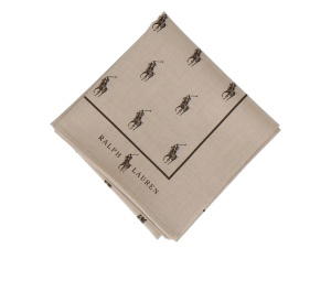 Buy Polo Ralph Lauren Printed Handkerchief Beige at Sasom – Authentic and Ready to Ship