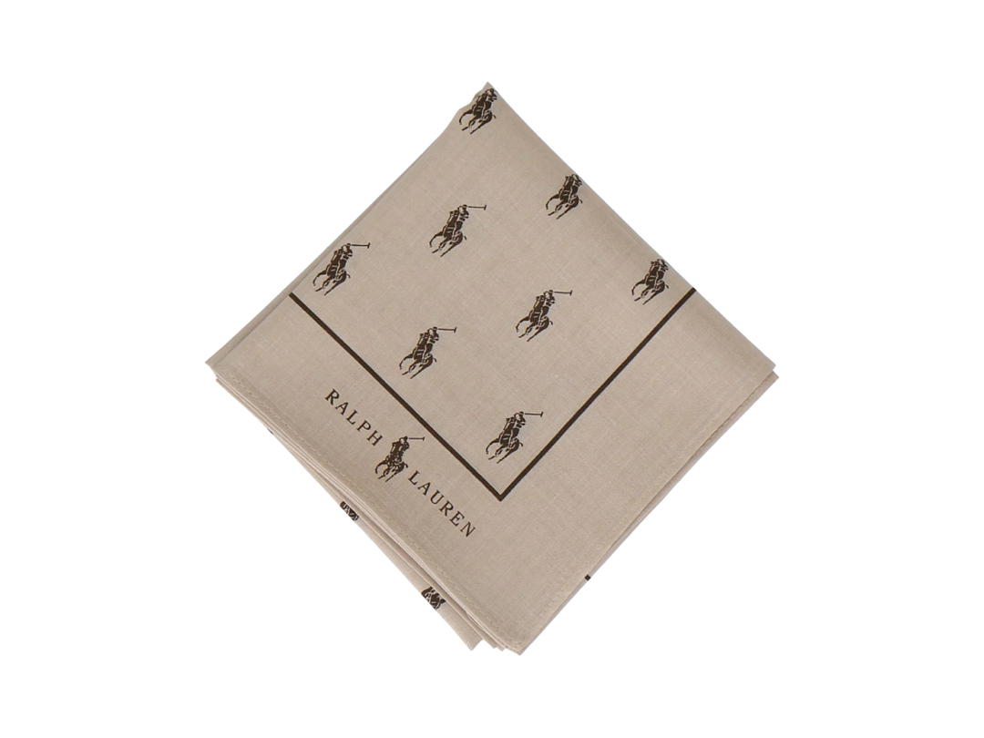 Polo Ralph Lauren Polo Ralph Lauren Printed Handkerchief Beige