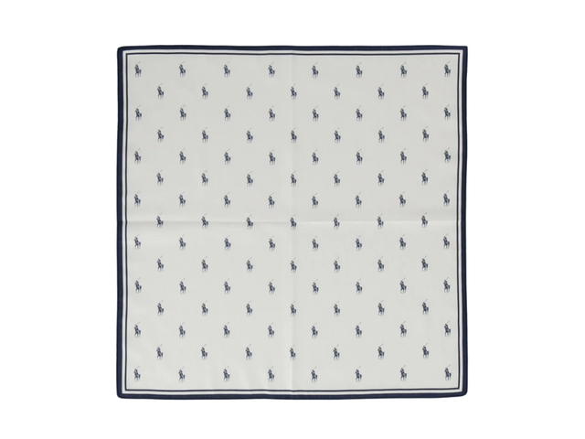 Polo Ralph Lauren Polo Ralph Lauren Signature Polo Pony Printed Handkerchief  White - view 2