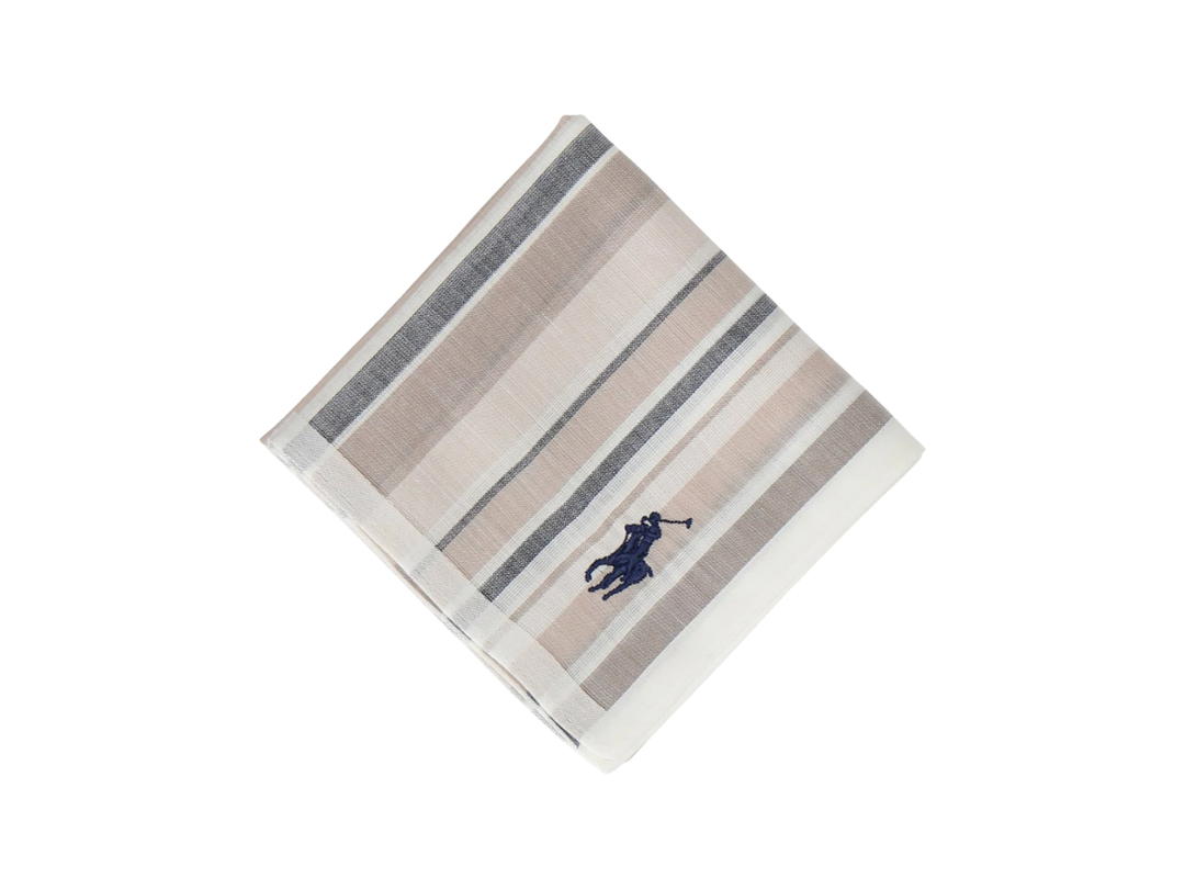 Polo Ralph Lauren Polo Ralph Lauren Yarn-dyed Handkerchief Beige