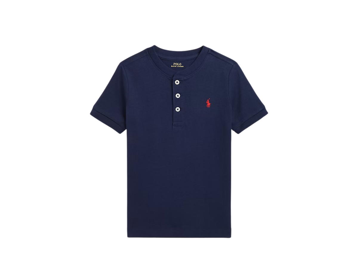 Polo Ralph Lauren Polo Ralph Lauren Crew-Neck Embroidered Logo Short Sleeves Blue