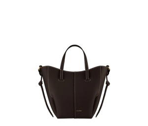 Buy Polene Cyme Tote Nano Textured Ebony at Sasom – Authentic and Ready to Ship