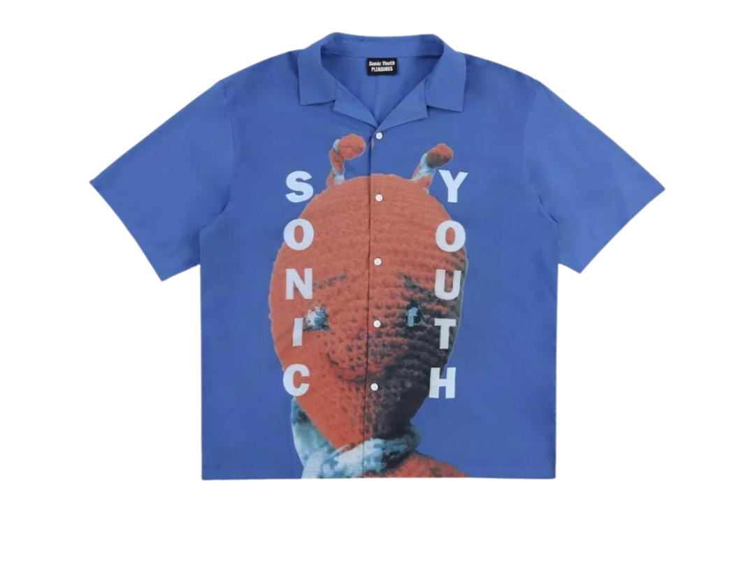 Pleasures Pleasures Alien Camp Collar Shirt Blue