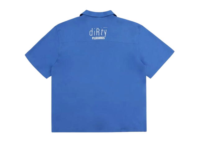 Pleasures Pleasures Alien Camp Collar Shirt Blue - view 2